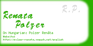 renata polzer business card
