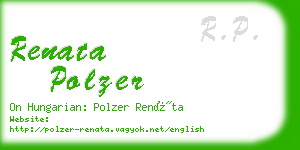 renata polzer business card